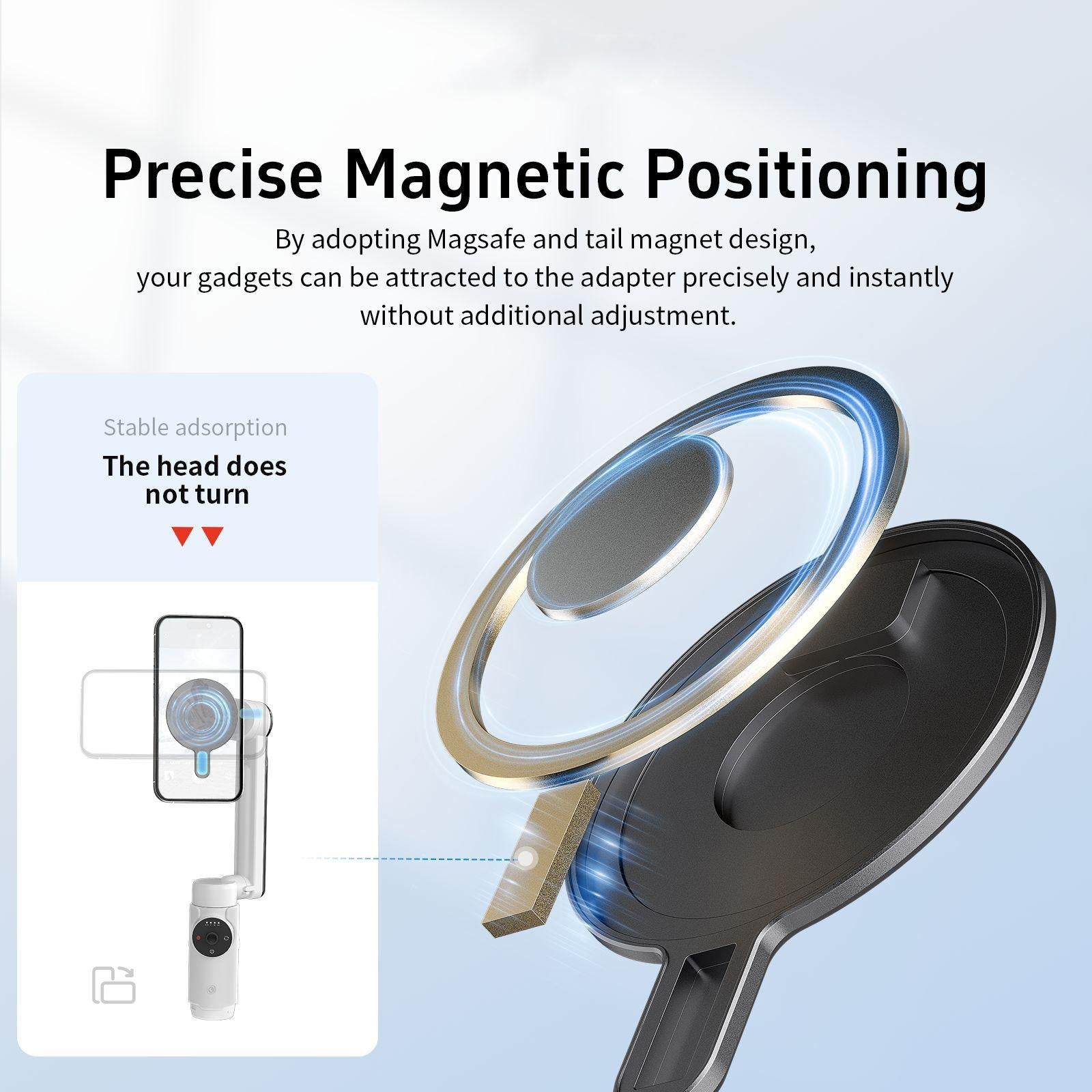 Insta360 Flow Magnetic Adapter for Amagisn Gimbal - Magsafe Compatible 11