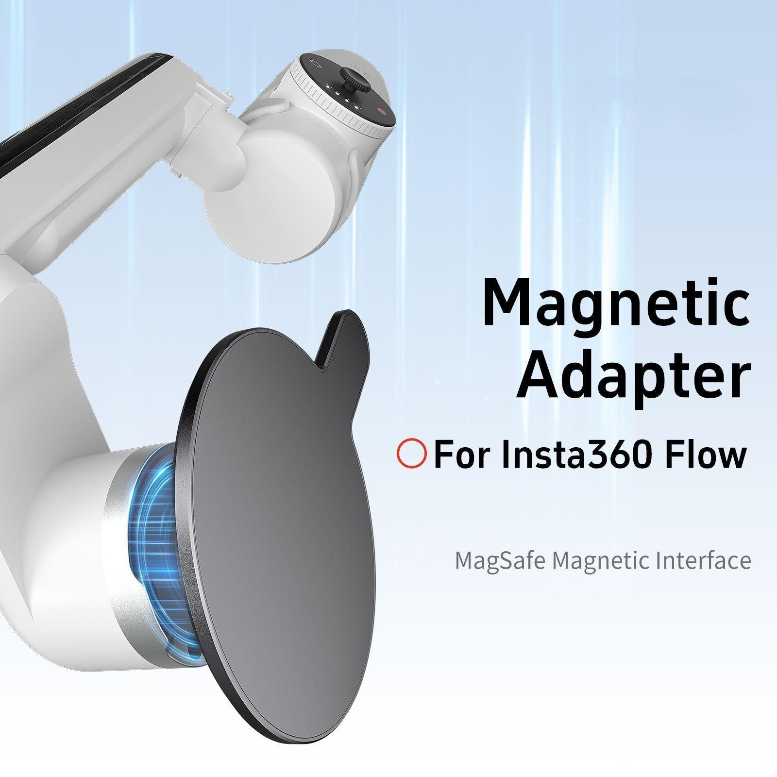 Insta360 Flow Magnetic Adapter for Amagisn Gimbal - Magsafe Compatible 15