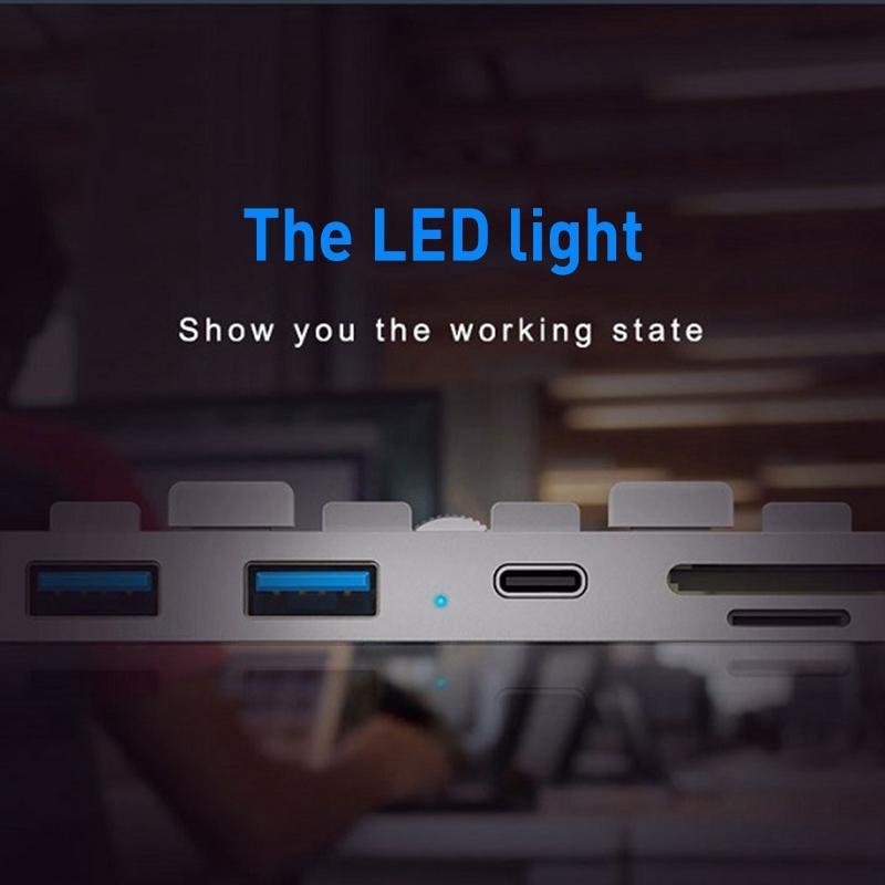 Usb3.0 Hub With Sd / Tf Card Reader 7