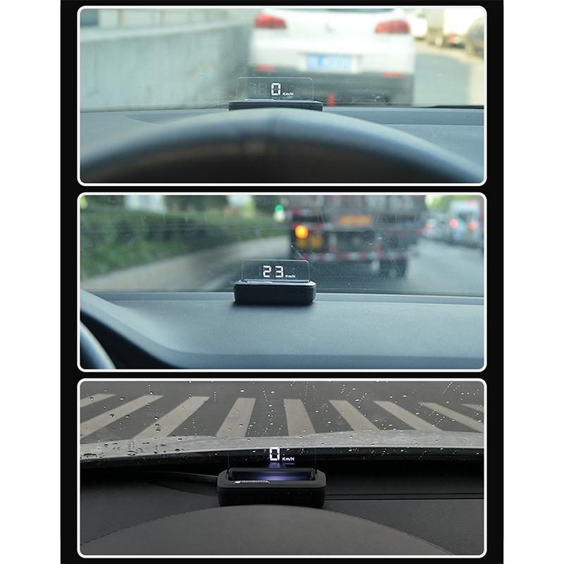 3.2 Inch Obd Hud Head Up Display For Car Engine Failure Water Temperature & Voltage Alarm 5