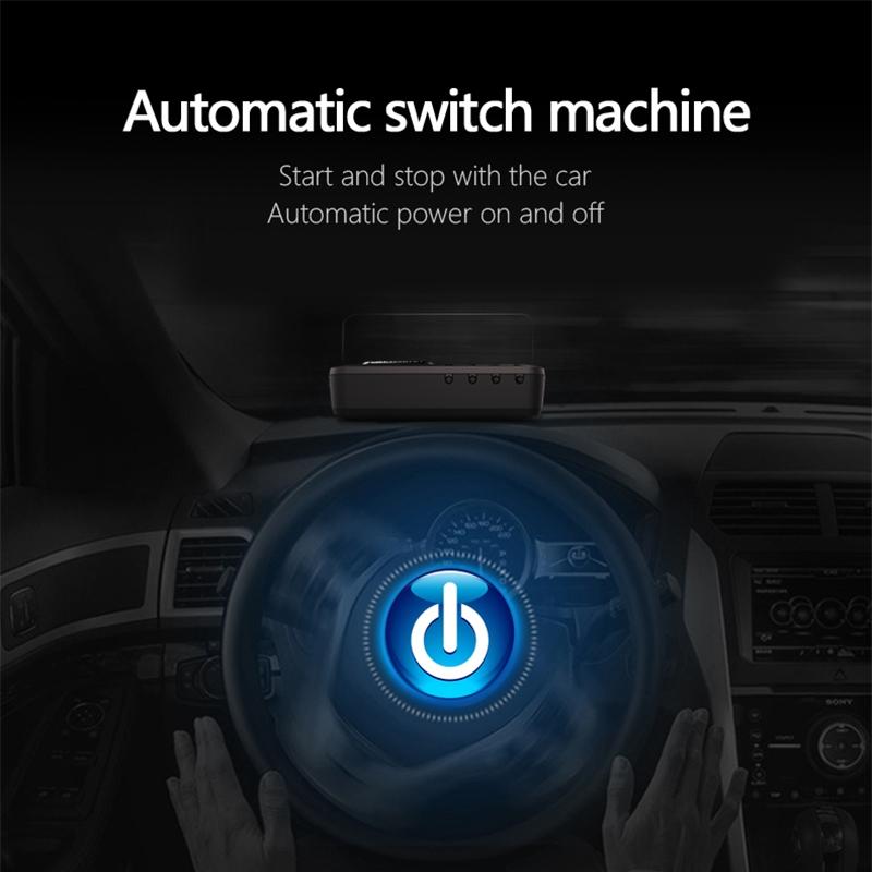3.2 Inch Obd Hud Head Up Display For Car Engine Failure Water Temperature & Voltage Alarm 9