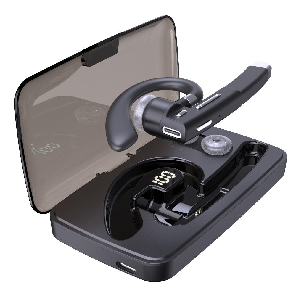 Rotatable Bluetooth Earphone with Charging Box & Digital Display 5