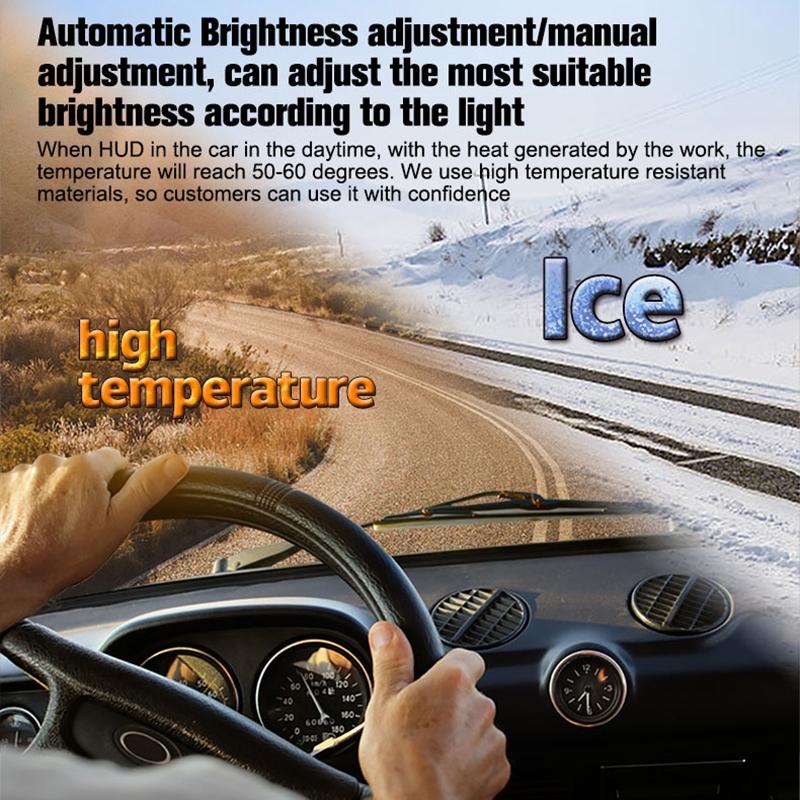 5 Inch Obd2 Head Up Display Car Speed Revolving Speed Water Temp Battery Voltage 5