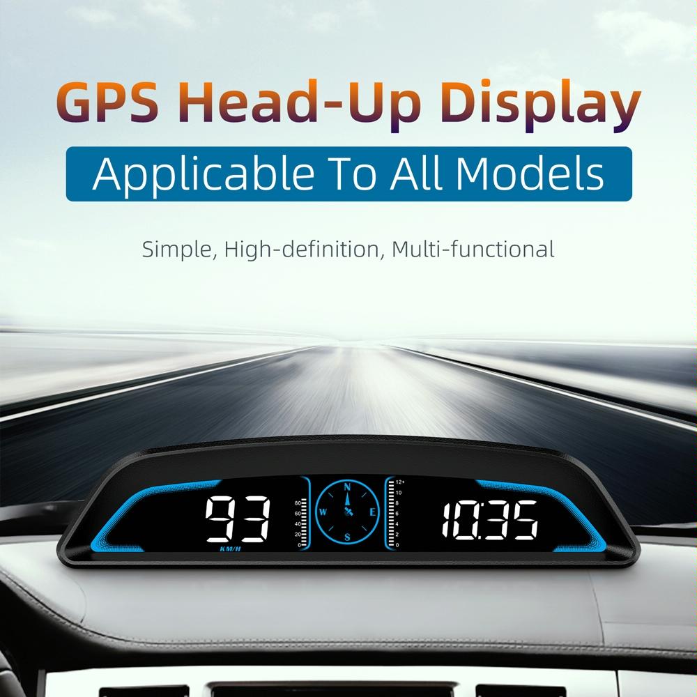5.5 Inch Car Hud Display Gps Speed Alarm & Odometer 4