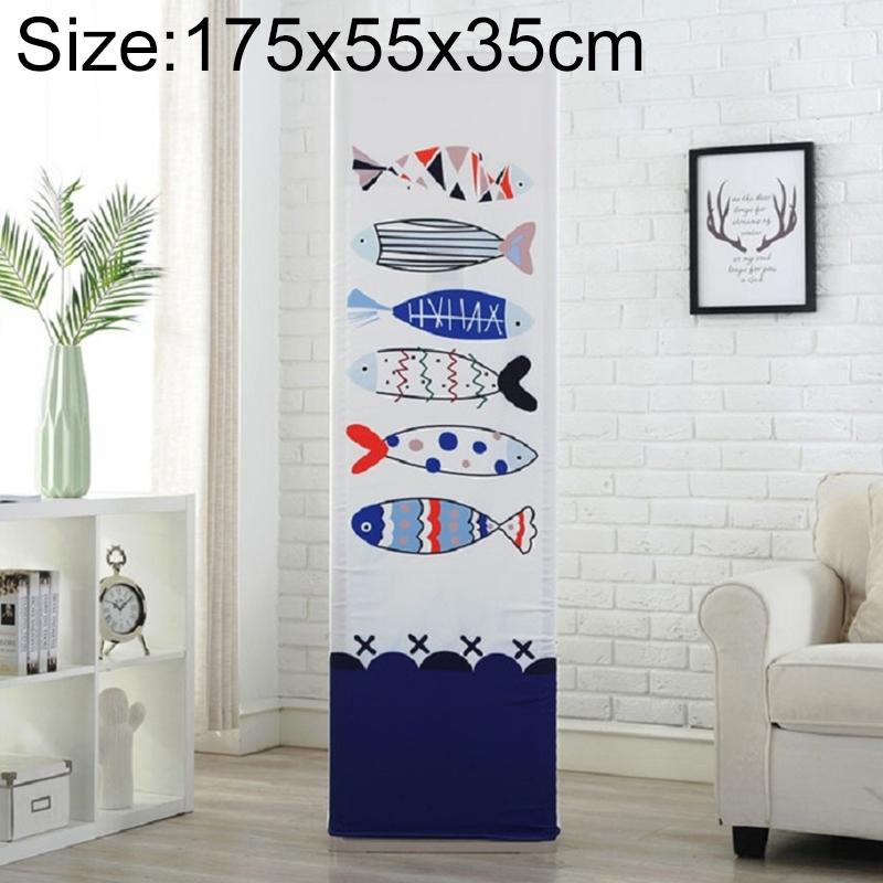 Fish Bone Fabric Dust Cover for Vertical Cabinet Ac - All-inclusive 175x55x35cm