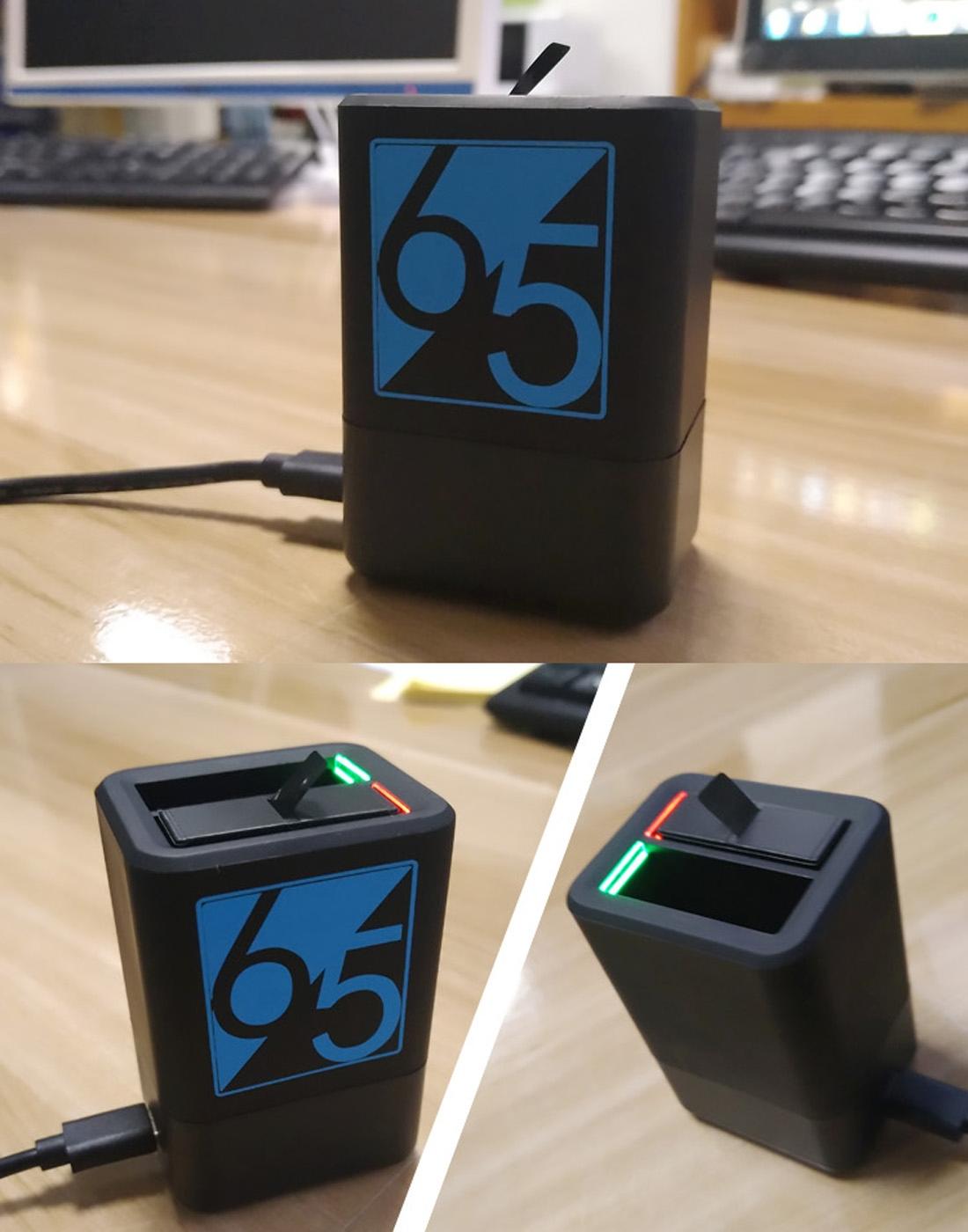 Usb-c Dual Battery Charger for Gopro Hero6 / 5 with Cable 7