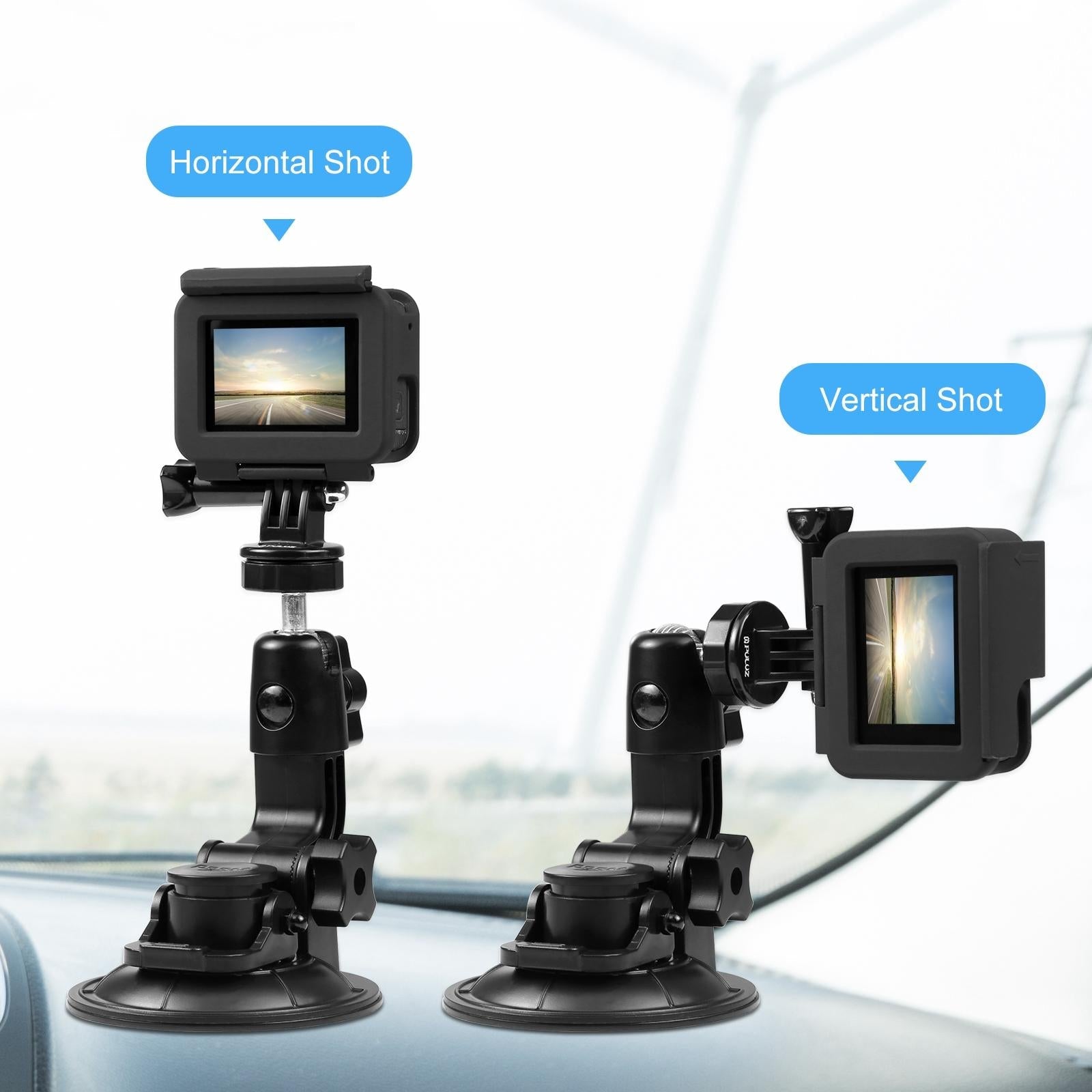 Universal Car Phone Mount with Suction Cup and Tripod Adapter 7