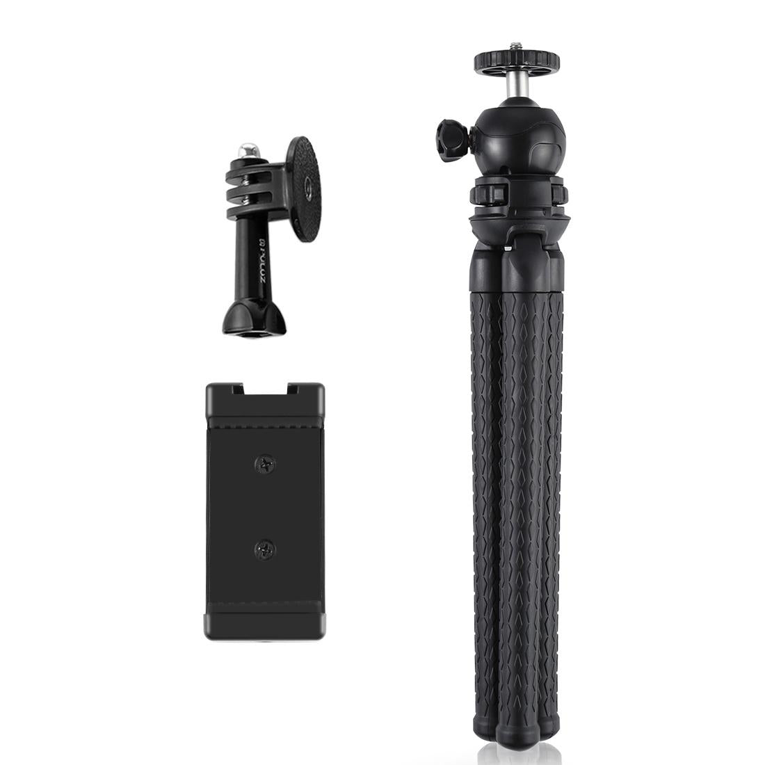 Flexible Mini Octopus Tripod with Ball Head and Phone Clamp for Slr Cameras Gopro and Cellphones 7