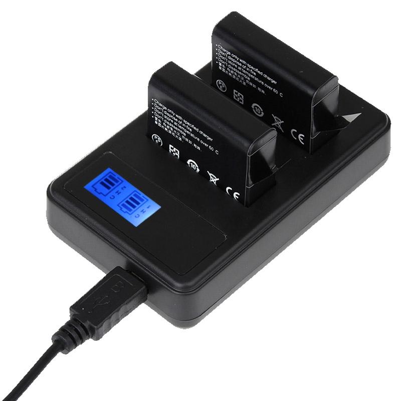Gopro Hero4 Charger with Dual Batteries and Lcd Screen 3
