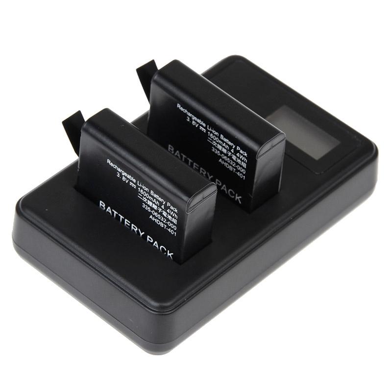Gopro Hero4 Charger with Dual Batteries and Lcd Screen 6