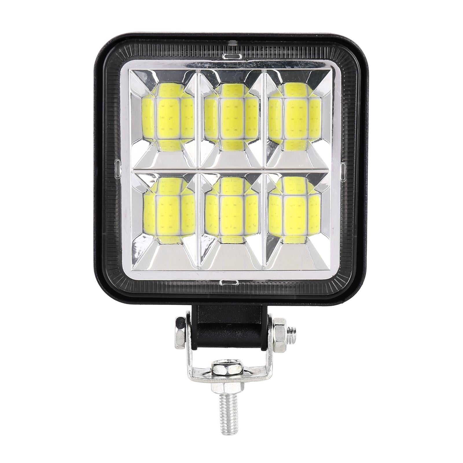Car Square Work Light With 6 Cob Lamp Beads 4