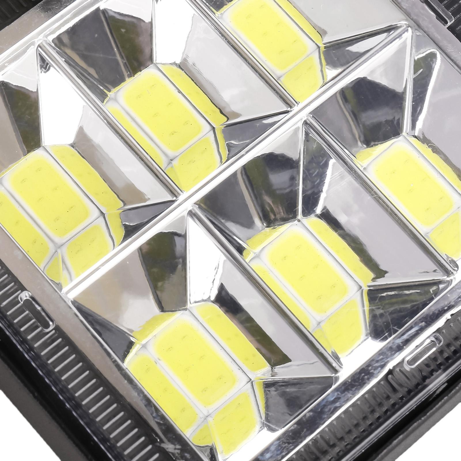 Car Square Work Light With 6 Cob Lamp Beads 6