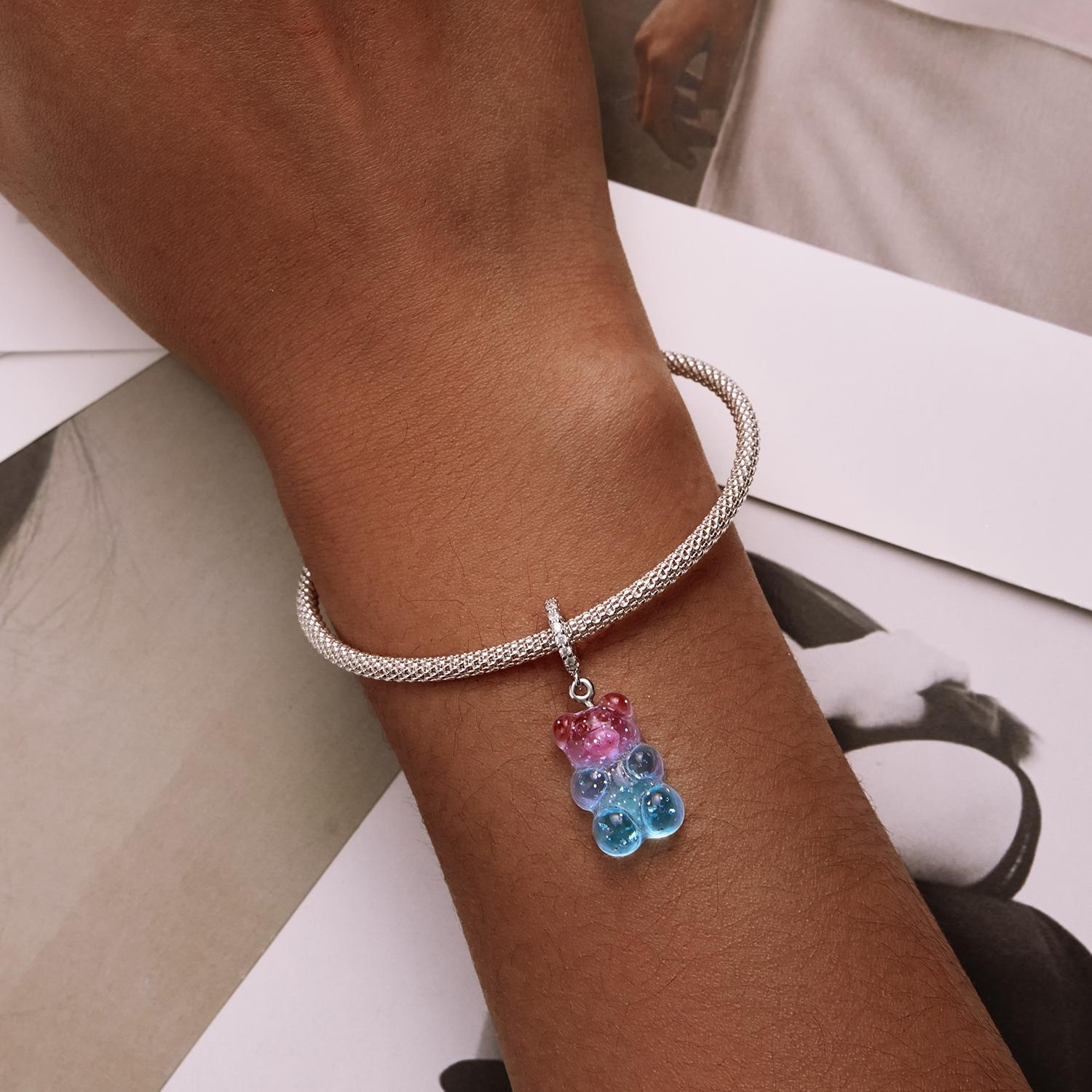 925 Sterling Silver Bear Charm For Bracelet Or Necklace 8