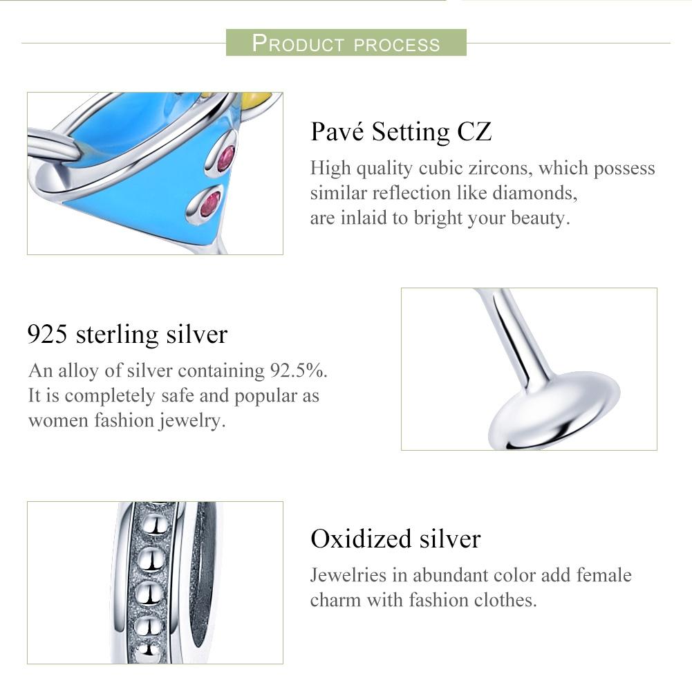 925 Sterling Silver Summer Beaded Bracelet For Women 5