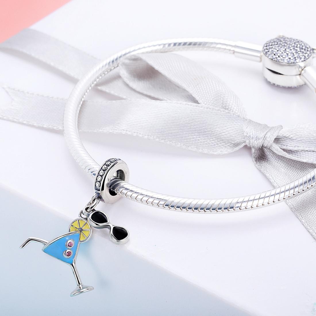 925 Sterling Silver Summer Beaded Bracelet For Women 7