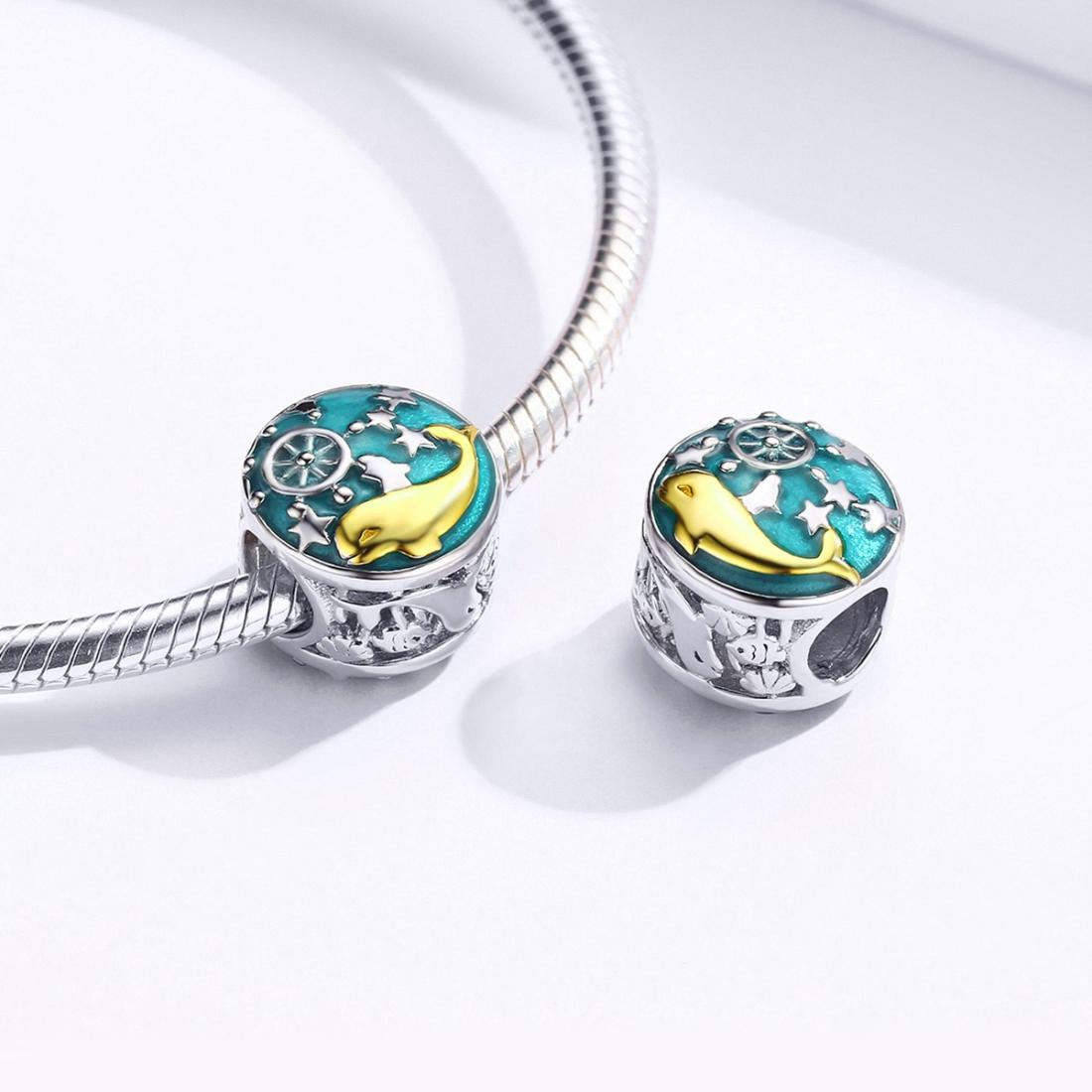 925 Sterling Silver Whale Star Beads For Diy Bracelets & Necklaces 7