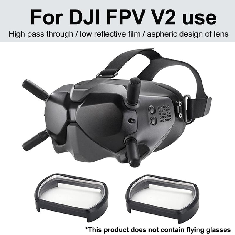2 Pack Aspherical Myopia Lens for Dji Fpv Goggles V2 4