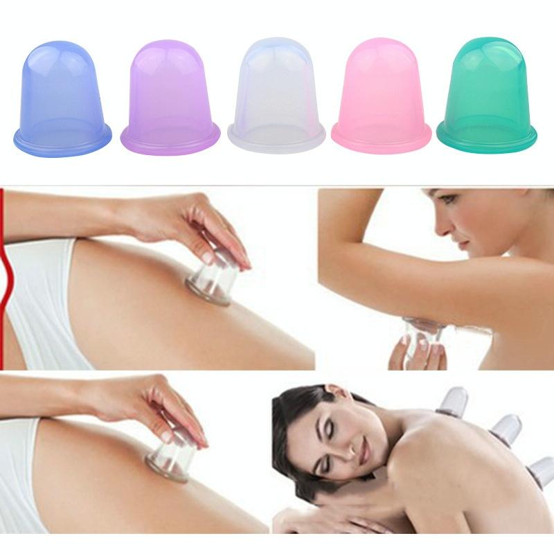 Silicone Cupping Cup For Health Care Body Massage Random Colour 7