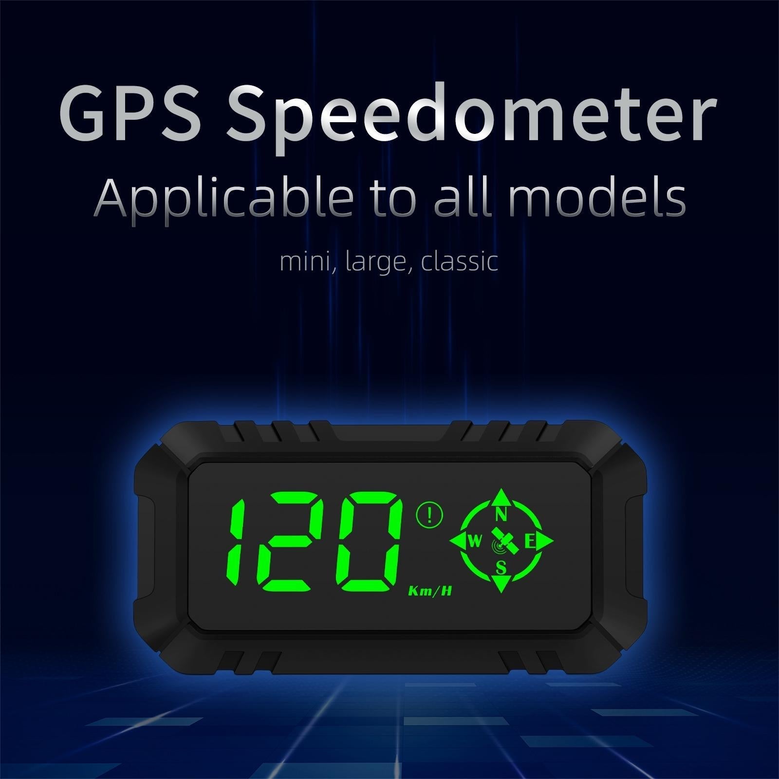 Digital Car Head Up Display Over Speed Alarm Gps Hud 3