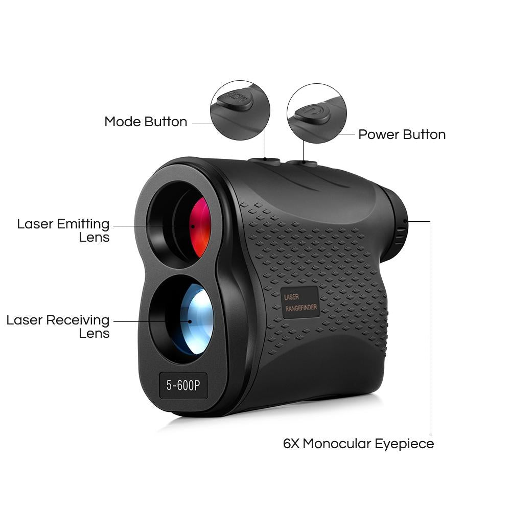 600M Handheld Golf Laser Distance Measuring Telescope 8