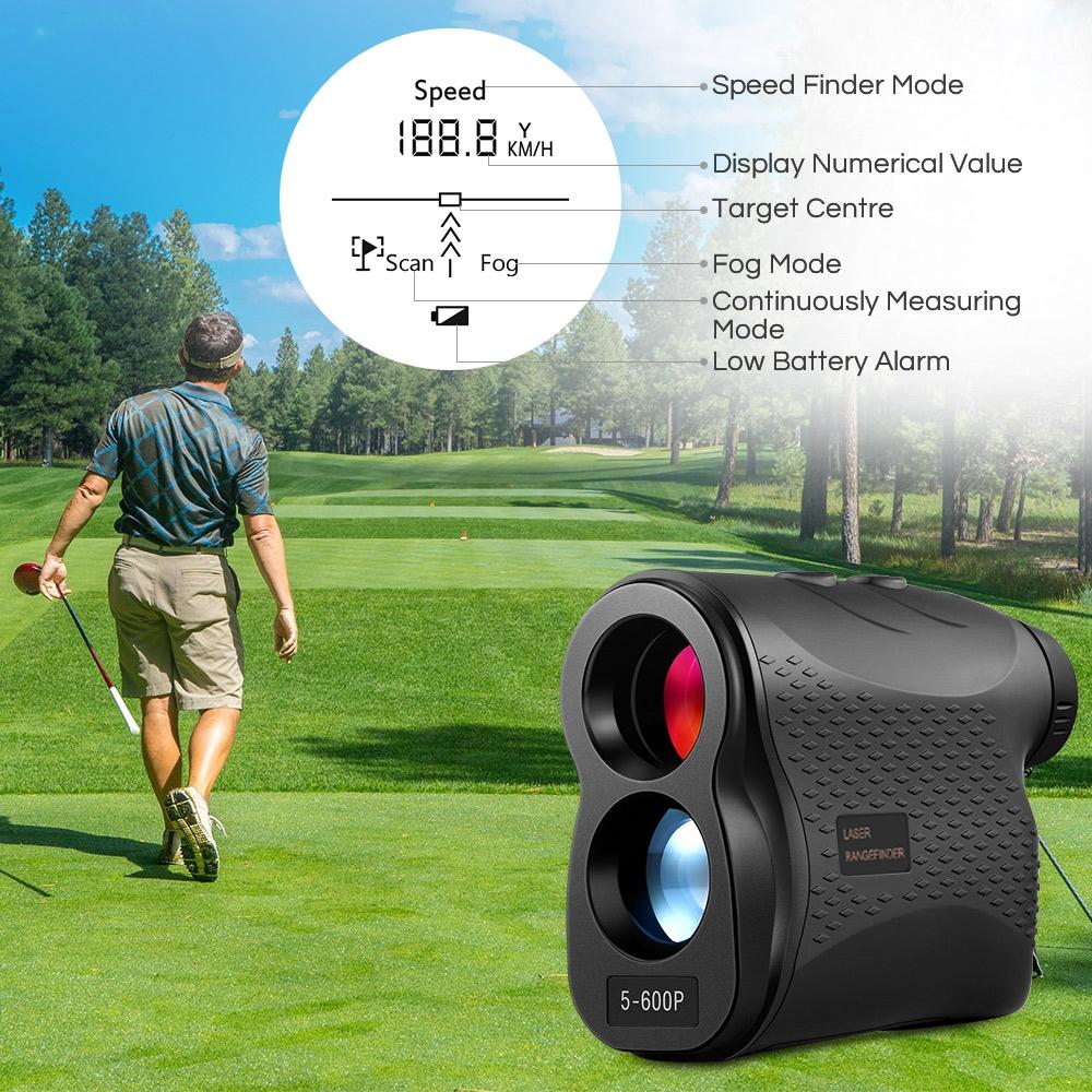 600M Handheld Golf Laser Distance Measuring Telescope 10