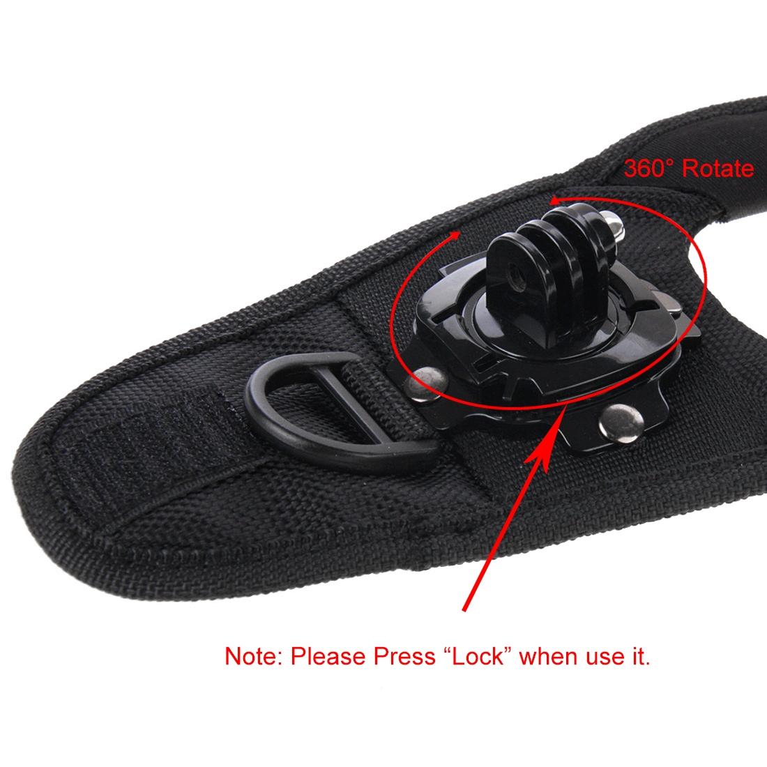 360 Degree Palm Strap Mount for Gopro Hero12 - Glove Style 5