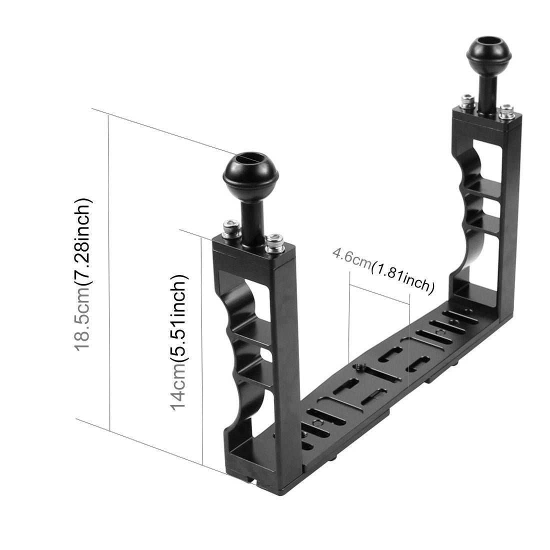 Upgraded Dual Handheld Diving Arm for Underwater Photography 4