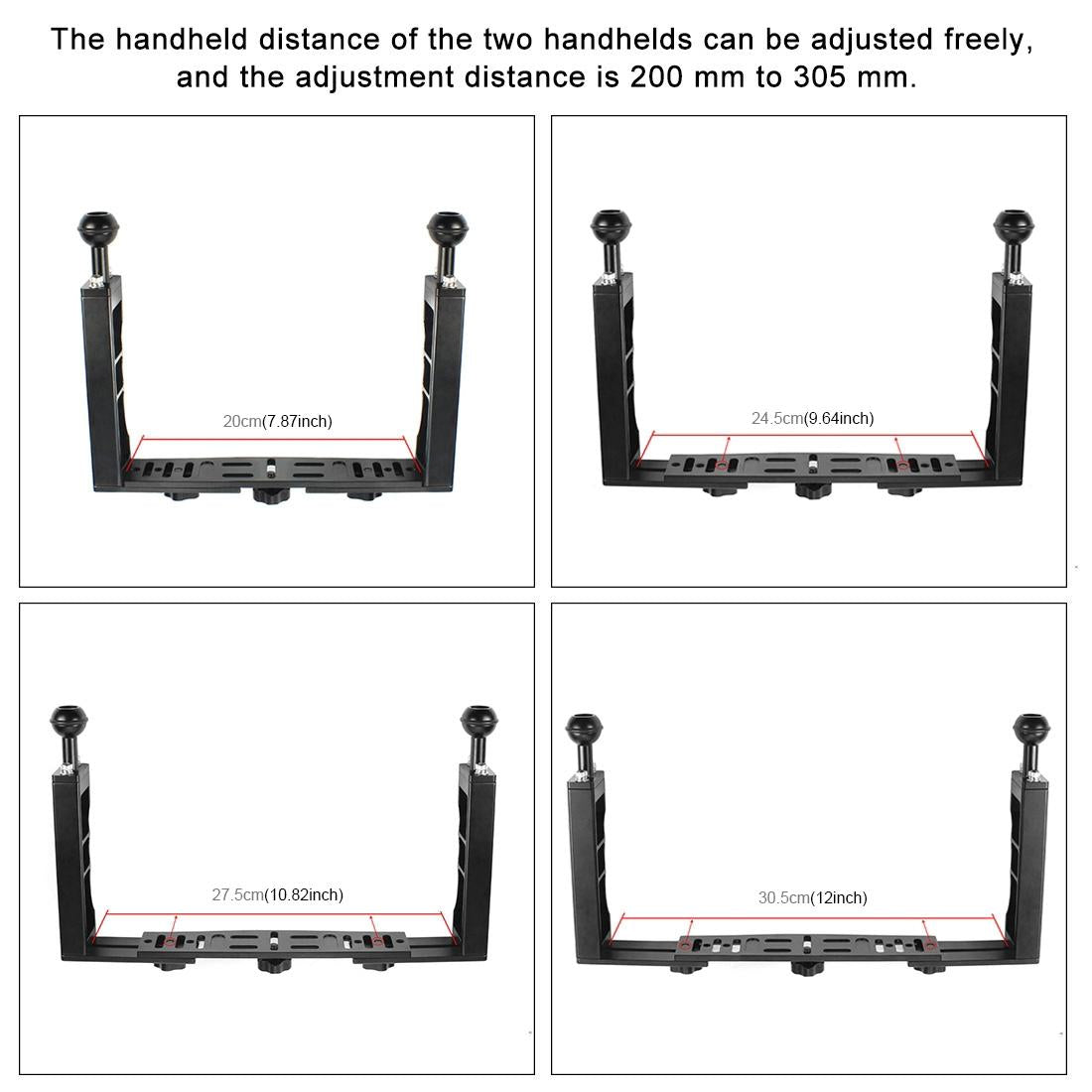 Upgraded Dual Handheld Diving Arm for Underwater Photography 5