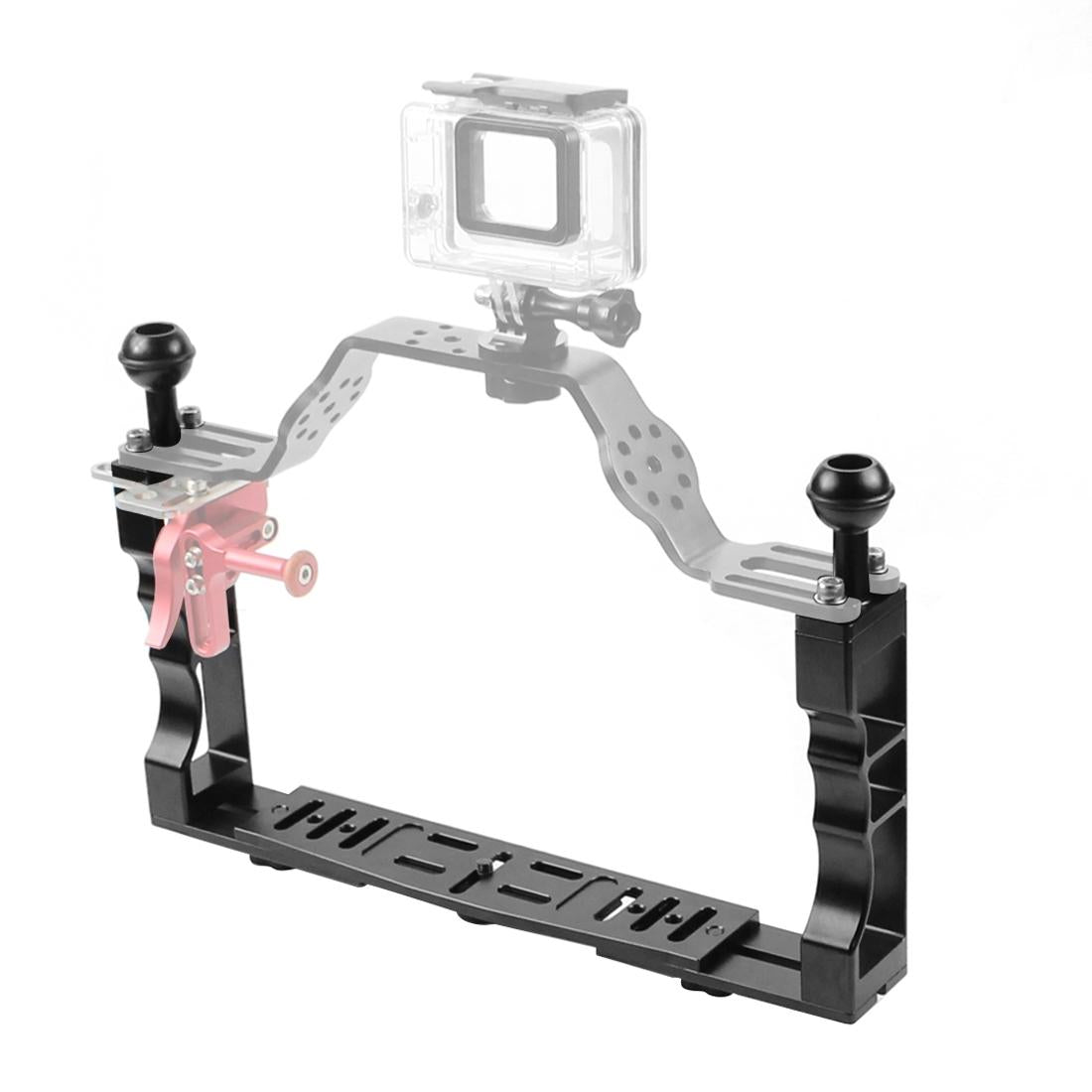 Upgraded Dual Handheld Diving Arm for Underwater Photography 7