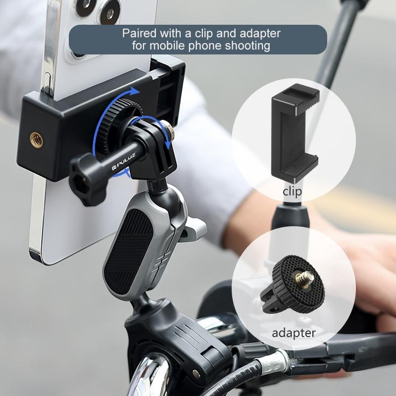 Universal Phone Mount for Handlebars with Clamp and Screw 6