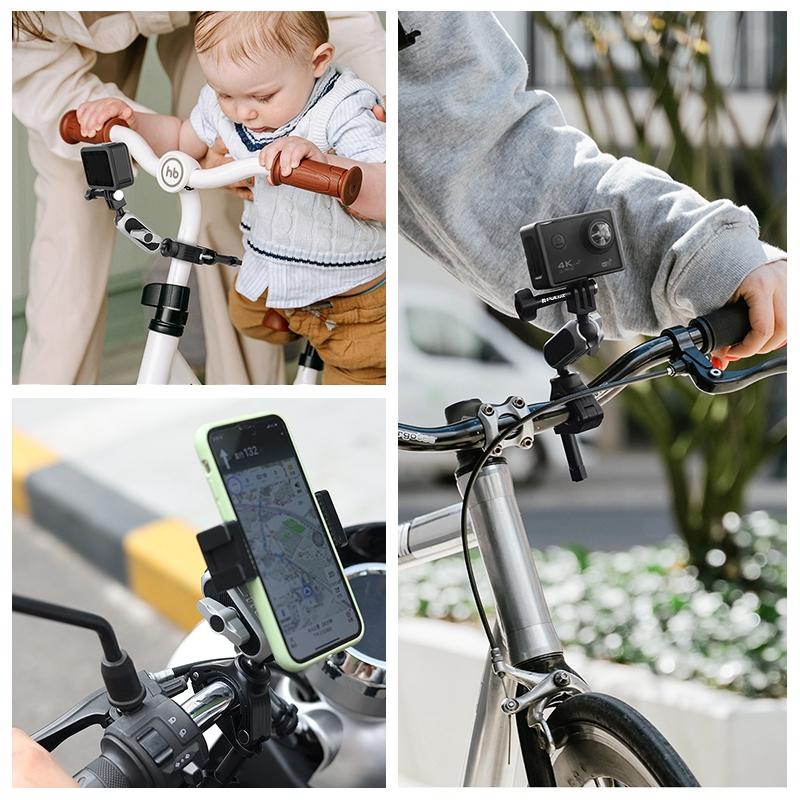Universal Phone Mount for Handlebars with Clamp and Screw 8