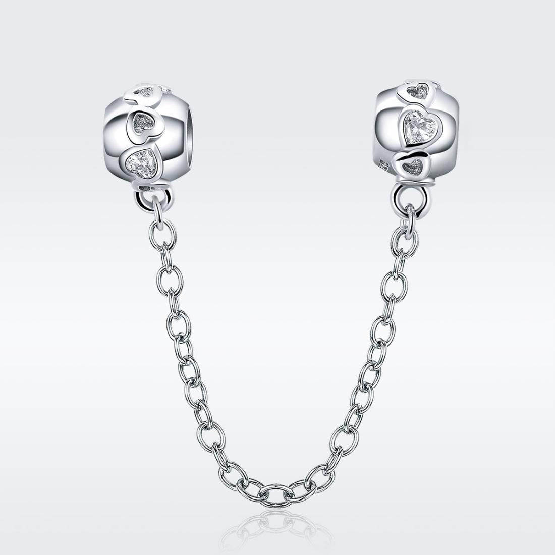 925 Sterling Silver Safety Chain Cute & Versatile 3