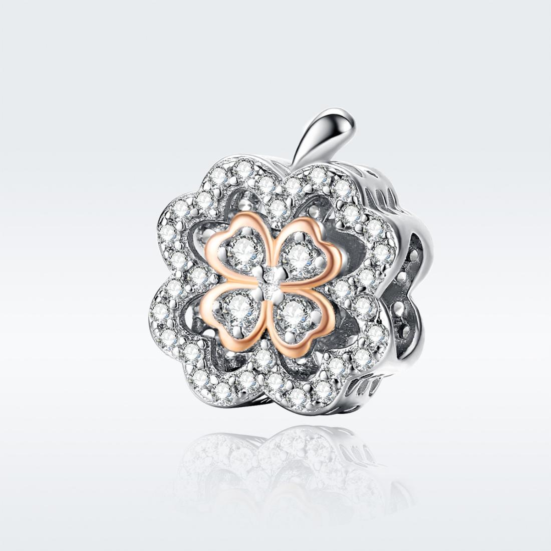 925 Sterling Silver Zircon Beaded Diy Bracelet Charm 3