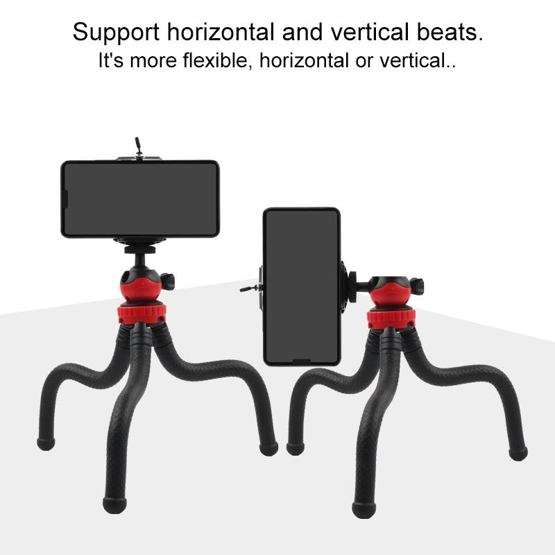 Flexible Mini Octopus Tripod with Phone Clamp for Iphone Galaxy Huawei Gopro 7