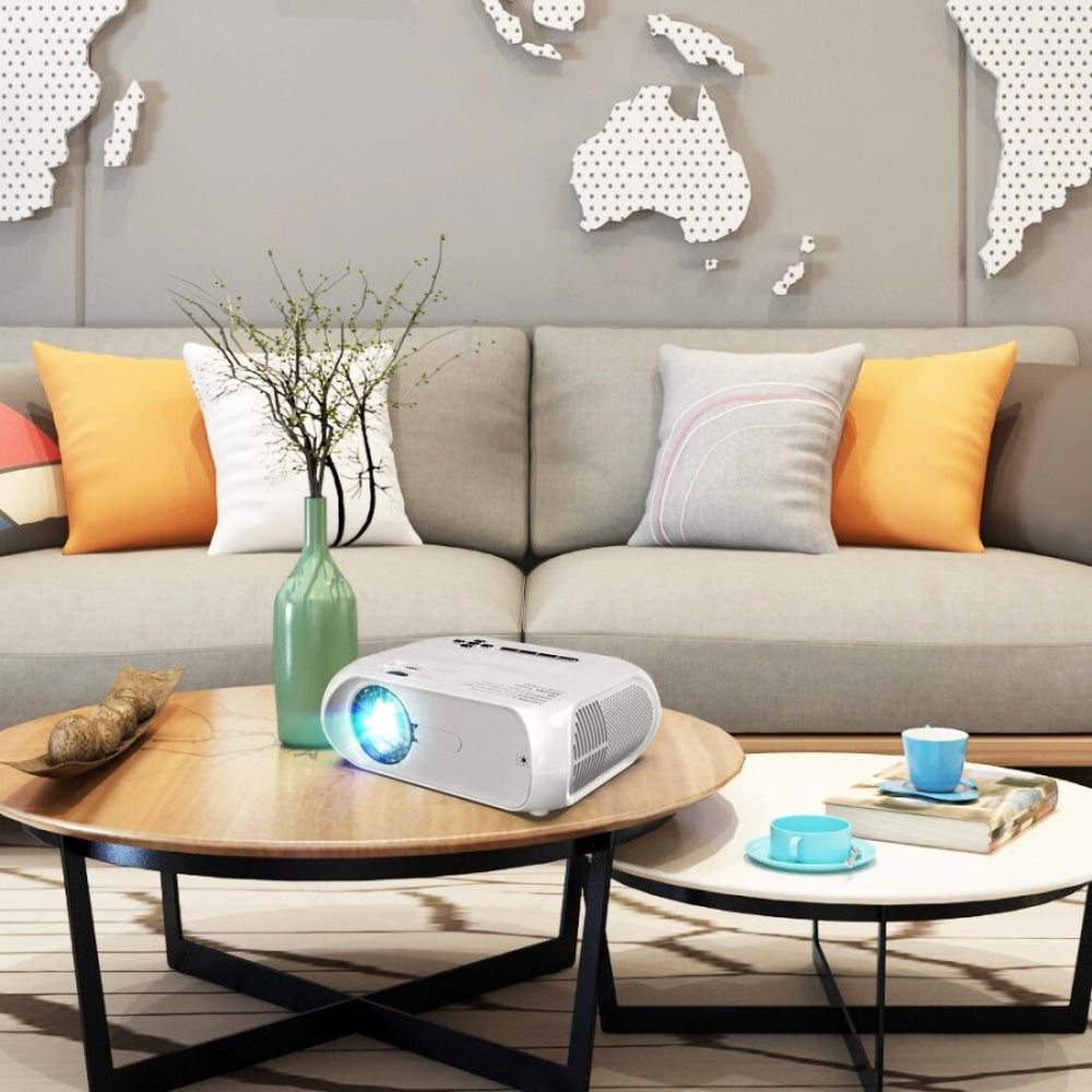 Portable Home Theater Projector - 4500 Lumens Hd Led 1280X720 7