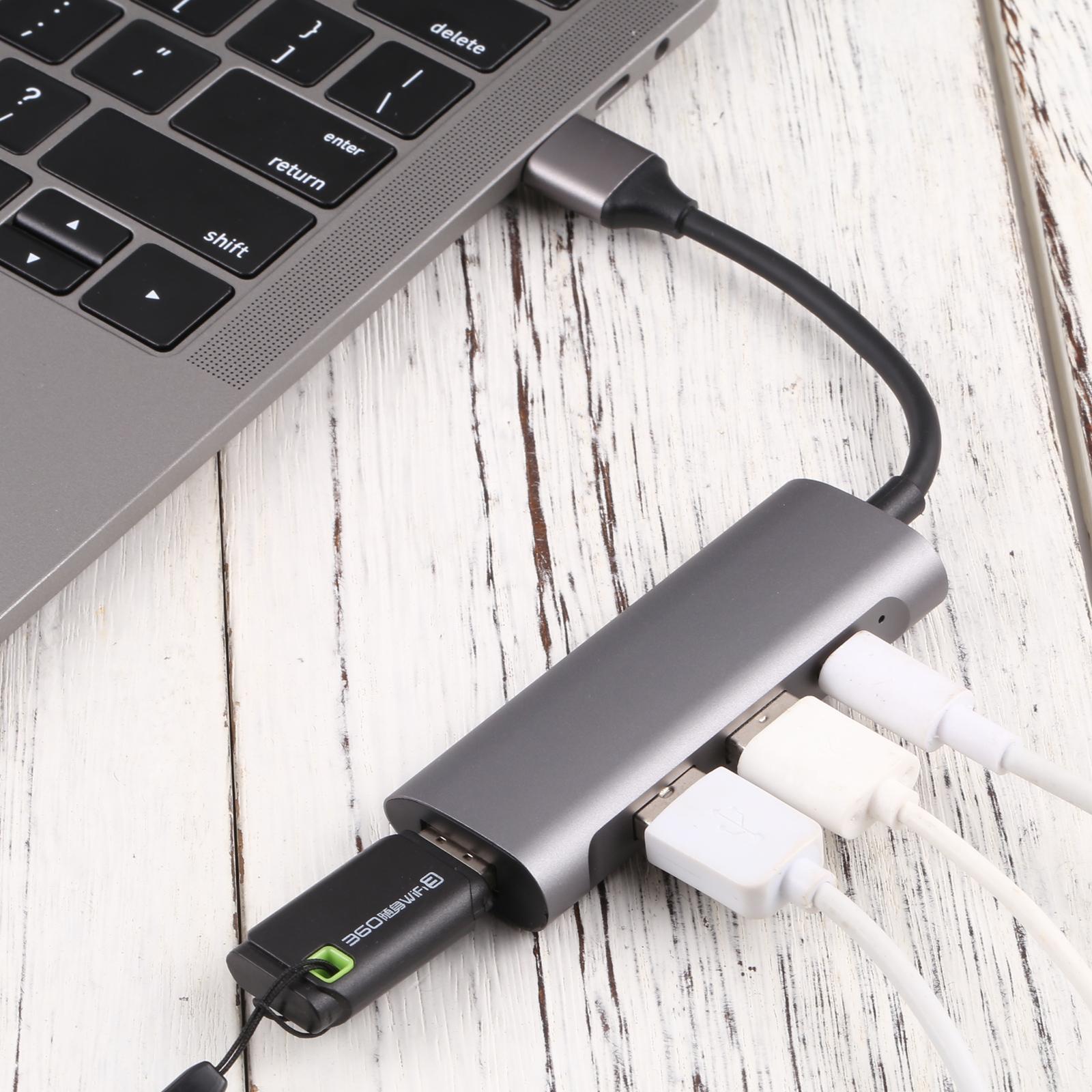 4-In-1 Usb 3.0 + Usb-C Docking Station 6