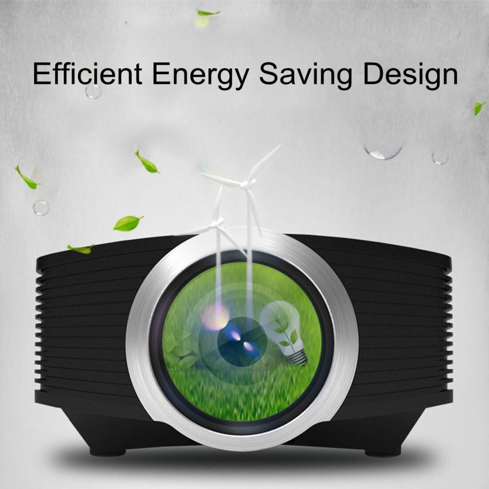 1200 Lux Led Projector For Home Theater - Hdmi Vga Av Tf Usb 6