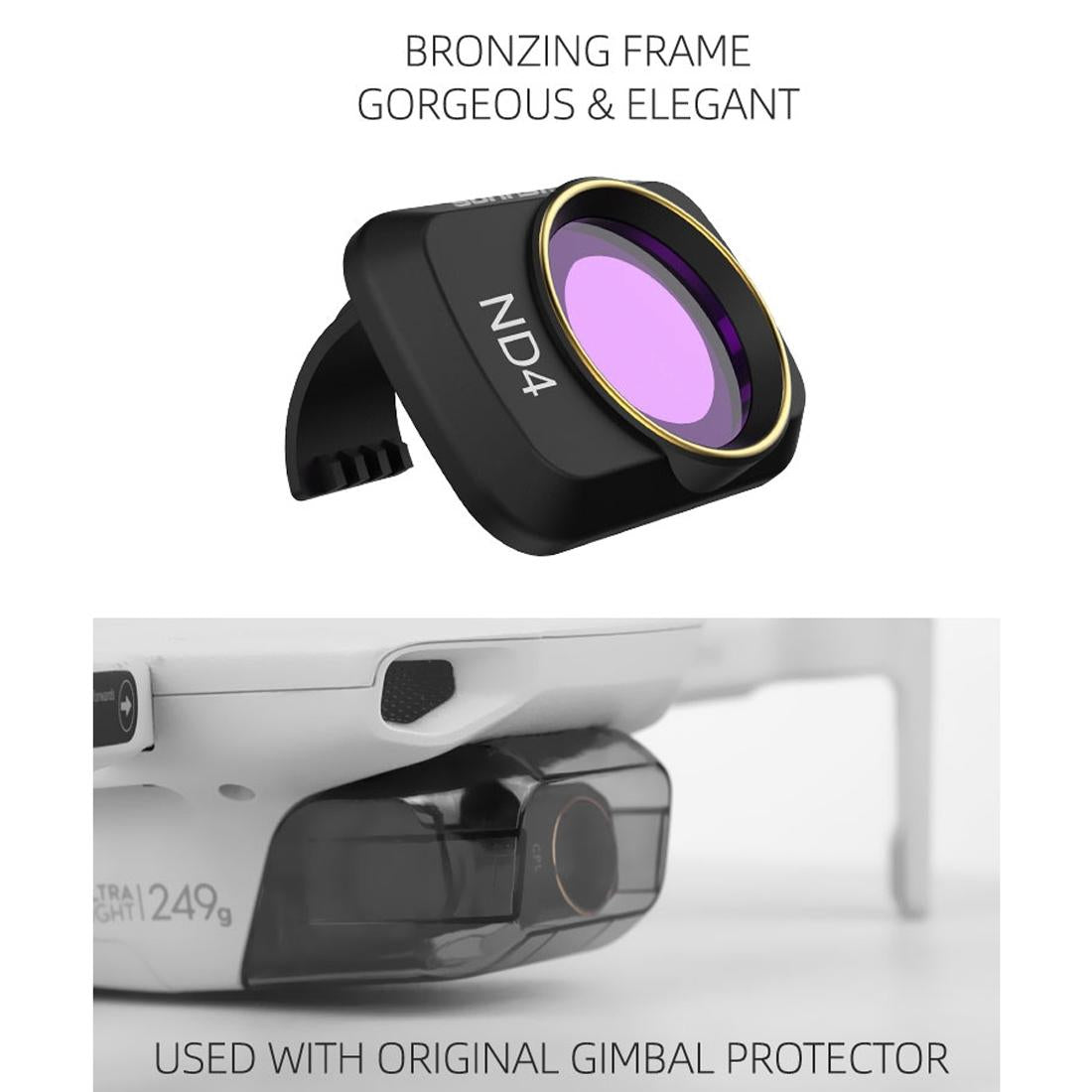 4-in-1 Drone Lens Filter for Dji Mavic Mini / Mini 2 - Mm Fi9256 6