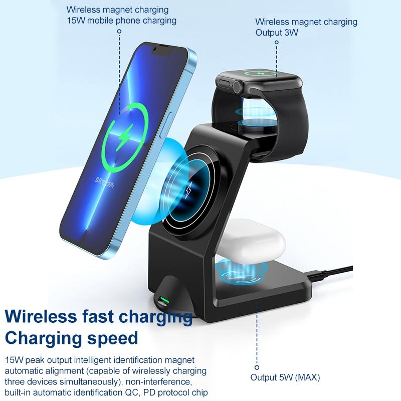 Multi Function Magnetic Wireless Charger 6