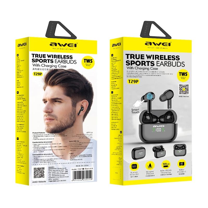 Wireless Tws Headset with Bluetooth 5.0 and Led Display 6