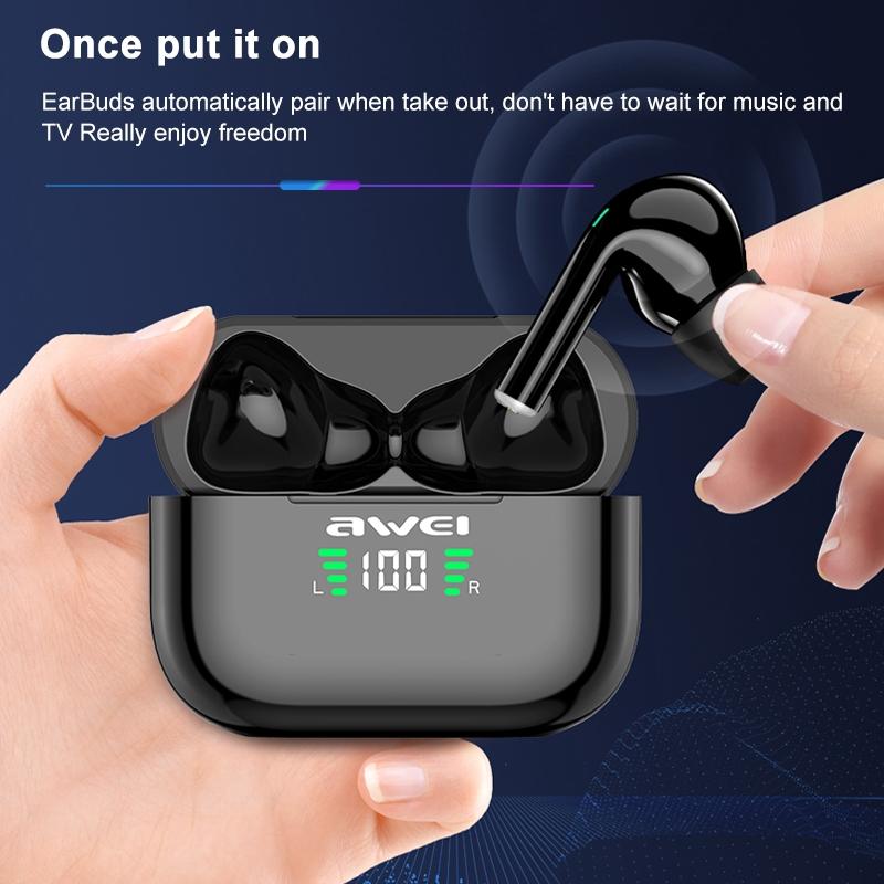 Wireless Tws Headset with Bluetooth 5.0 and Led Display 9