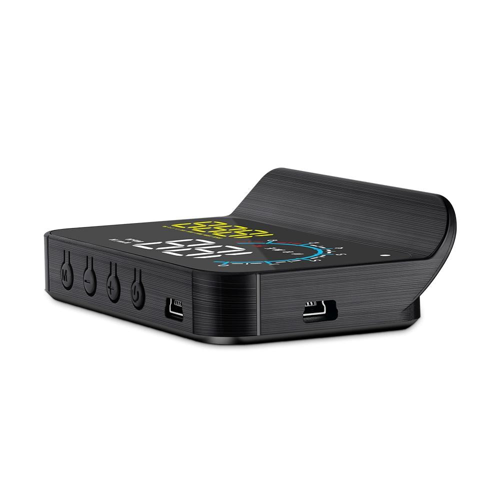 Car Hud Display Speed Temp Voltage Fault Obd2 + Gps 3