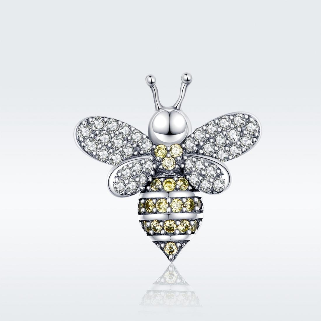 925 Sterling Silver Bee Bracelet Diy Beaded Accessory 3