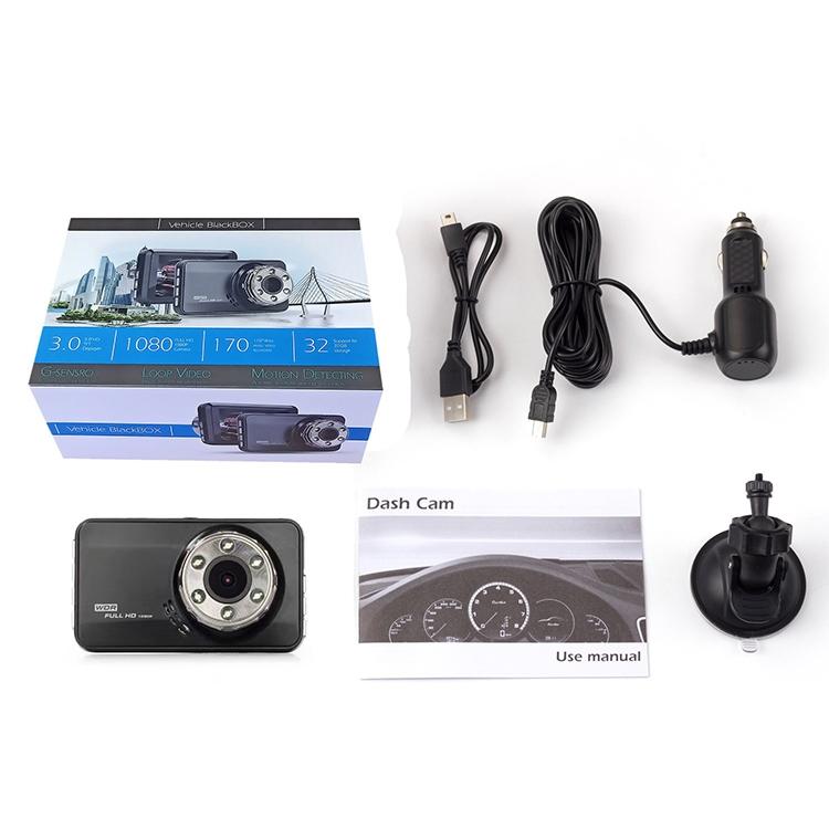 Hd Night Vision Car Dvr with Usb Hidden Recorder and Reversing Video Monitor 4