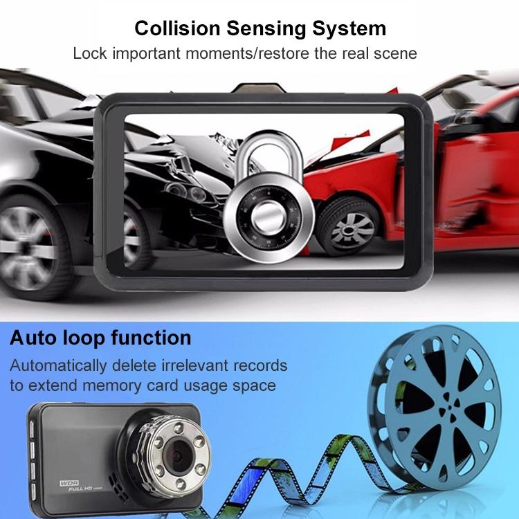 Hd Night Vision Car Dvr with Usb Hidden Recorder and Reversing Video Monitor 6