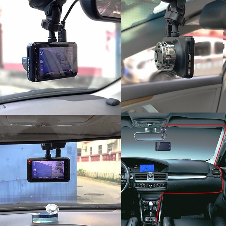 Hd Night Vision Car Dvr with Usb Hidden Recorder and Reversing Video Monitor 9