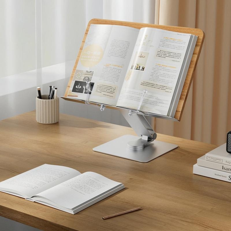 360 Degree Rotating Laptop & Book Stand - Adjustable & Hands-free 4
