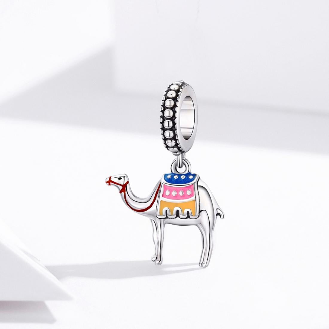 925 Sterling Silver Camel Bead Pendant For Diy Bracelets & Necklaces 3