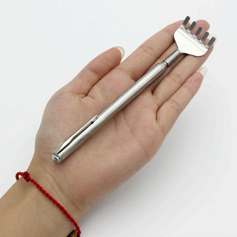 Extendable Back Scratcher Stainless Steel Telescopic Claw Massager 6