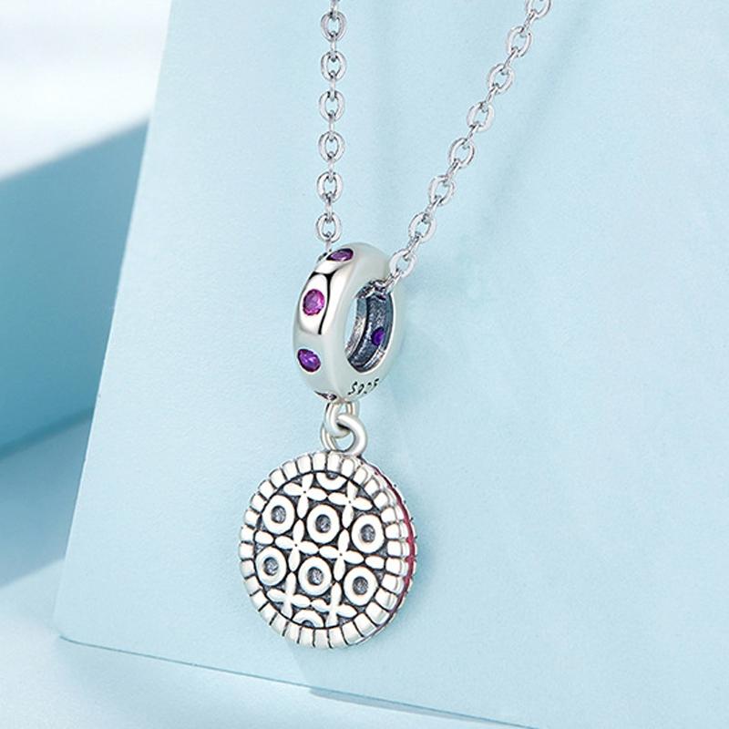 925 Sterling Silver Strawberry Cookie Pendant Beads For Diy Bracelets 5